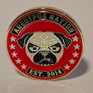 Angrypug Nation Challenge Coin